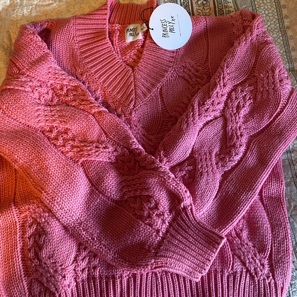 Pink Princess Polly Sweater - Picture 1 of 7